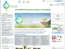 Tablet Screenshot of ecoconcepts.nl